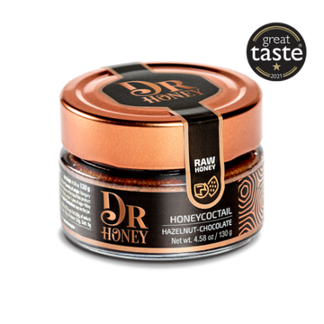 Premium Honeycocktail mit  Haselnuss und Schokolade 130g | Dr Honey