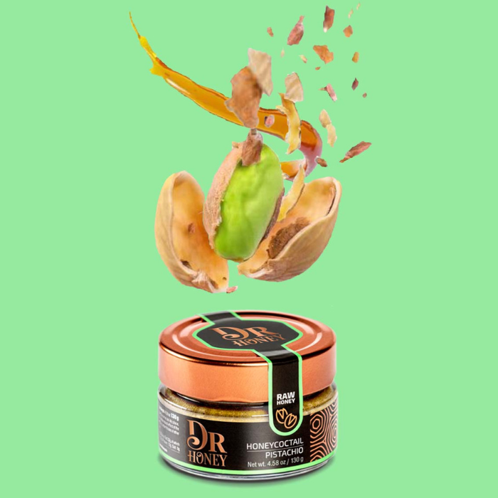 Premium Honeycocktail mit Pistazien 130g | Dr Honey
