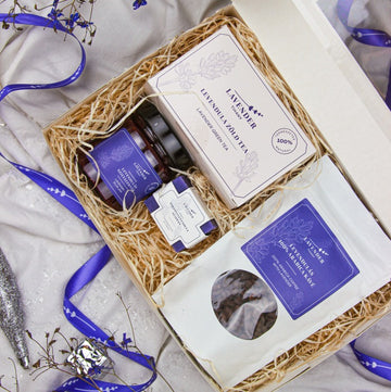 Genuss-Produkte mit Lavendel