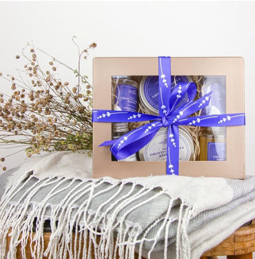 Beliebtestes Geschenkpaket mit Lavendel | Lavender Tihany Geschenkbox